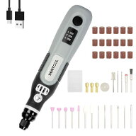 SENTOOL リューター 充電式 ミニルーター ミニ軽量 ルーター 工具 3段階変速 リューター 電動 3.7v USB T…