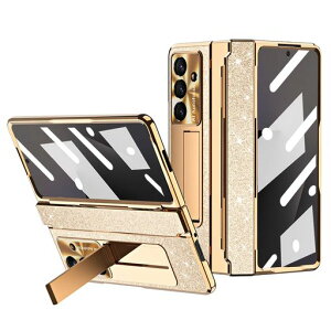 Galaxy Z Fold7�p �d�t�t���[�� �P�[�X �q���W�ی�t�� �M���f�U�C�� ��̌^�����K���X�t�B���� ���C�����X�[�d�Ή� �B���X�^���h �蒠�^ ���^�y�� �L���L�� �܂��� �J�o�[ �S��͕ی� �X�c