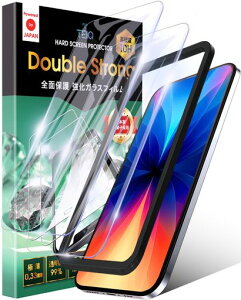 TEIQ iPhone 12 Pro Max �K���X�t�B���� �u���[���C�g�J�b�g ���� �y3�{���� �d�x10H ��d�����K���X�z ���{�����Ɏq �S�ʕی� �t�B���� �K�C�h�g�t�� 2���Z�b�g iPhone12ProMax �Ή� GFDS-BLC-07