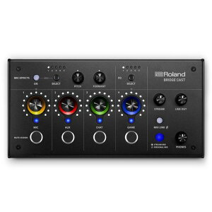 ���[�����h Roland BRIDGE CAST/�Q�[�~���ODAC�A���v/�I�[�f�B�I�C���^�[�t�F�[�X/�z�M/�Q�[�~���O�~�L�T�[/�I�[�f�B�I�~�L�T�[/Mac/Windows/�u���b�W�L���X�g/��/Black