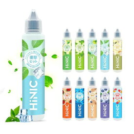 【衝撃ヒット】 HiNICリキッド 電子タバコ用リキッド 10風味 プレミアムリキッド ボトル 60ml 大容量 ハイニック喉にガツンとくるVAPEベイプ 爆煙 E-Liquid ニコチンゼロタバコなし (Ultra Menthol)