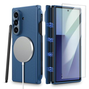 Nillkin �y�y���t���zGalaxy Z fold7�Ή��P�[�X �����K���X�t�B�����t�� �q���W�ی� �ϏՌ� ���C�����X�[�d�Ή� �}�O�l�b�g�z�� �M�����N�V�[ Z Fold7 �P�[�X �J�o�[ ���菝�h�~ ���^ �㎿ �r�W�l�c