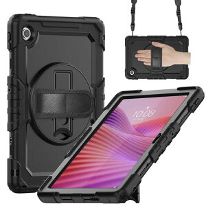 Aokil �Ή�For Lenovo Tab 2025 10.1�C���` �P�[�X Lenovo TAB ZAEH0063JP/ZAEH0067JP/ZAEH0157JP�p �J�o�[ TB311FU/XU �X�N���[���v���e�N�^�[���� 360°��]�X�^���h