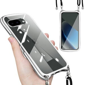 Yidahe Google Pixel 10a �p �P�[�X �V�����_�[ Pixel10a �p �X�g���b�v �؍� �X�}�z�P�[�X(�V���o�[)