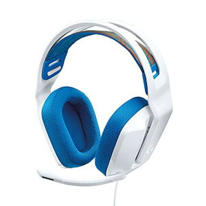 Logicool G �Q�[�~���O�w�b�h�Z�b�g G335 �Q�[�~���O �w�b�h�Z�b�g G335WH �y�� 222g 3.5mm �L�� ���̉��� �X�e���I 2.1ch �t���b�v�~���[�g �}�C�N�t�� PS5 PS4 PC Switch 2 Xbox �X�}�z �Ή�