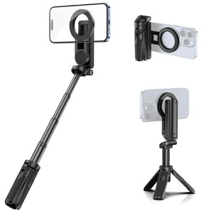 Ulanzi JJ03 masgafe�Ή� �}�O�l�b�g�X�}�z�O�r ���@�\�X�}�z�O���b�v �~�j�O�r �܂肽���ݎ� �����R���t�� �X�^���h&�莝�����[�h ���B��_ 360�x��] 4�i�K�L�k �X�}�z�X�^���h �y�� �R���p�N�g
