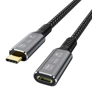 ConnBull USB4 �Ή� Thunderbolt 4 �����P�[�u�� �I�X-���X USB-C 8K@60Hz 5K / 4K60Hz�r�f�I40Gbps�����f�[�^�]�����x20V5A100W�d�͋��� Thunderbolt 3�Ɖ��ʌ݊�-0.8m