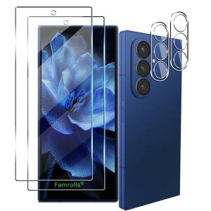 �y2+2���Z�b�g�z �Ή� Galaxy Z Fold 7 SC-56F / SCG34 �K���X�t�B���� (2��) + �J�����t�B���� (2��) �y���{���f�ވ��Ɏq���z �p �M�����N�V�[ Z Fold 7 �t�B���� �����K���X �t�� �ی�t�B���� �d�x9H