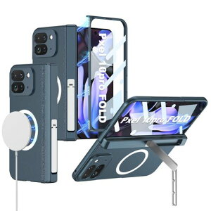 Google Pixel 10 Pro Fold ��p �P�[�X MagSafe�Ή� �q���W�ی� �s�N�Z��10 pro fold �J�o�[ OURJOY �X�}�z�P�[�X �K���X�t�B�����t�� �����x �S�ʕی� �X�^���h�t�� �J���������Y�ی� ���C�����X�[�d