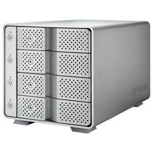 �Z���`�����[ �Ɨ��d���X�C�b�`���� USB3.2 Gen2 3.5�C���`SATAx4 HDD�P�[�X�u�����̃J�v�Z���z�e��USB3.2�vCRCH35U32CIS_FP