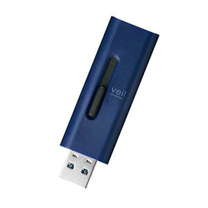 �G���R�� USB������ 128GB USB3.2(Gen1)�Ή� �X���C�h�� �X�g���b�v�z�[���t�� �u���[ MF-SLU3128GBU