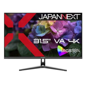 JAPANNEXT 31.5�C���` VA�p�l������ 4K(3840x2160)�𑜓x �t�����j�^�[ JN-V3152UHDR-G HDMI DisplayPort sRGB:98% HDR PIP/PBP �y2�N�ۏ؁z