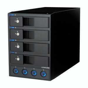 �Z���`�����[ �Ɨ��d���X�C�b�`����USB3.2 Gen1�ڑ�3.5�C���`SATAx4 HDD�P�[�X�u�����̃J�v�Z���z�e�� Ver.3�v CRCH35U3IS3_FP