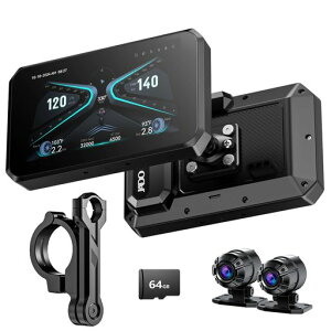 JADO �o�C�N�p�h���C�u���R�[�_�[ CarPlay/Android Auto�Ή� GPS���� ���s���\���\ 5�C���` �^�b�`�p�l�� �o�C�N�i�r �����P�x���� �O�� �O��J���� �X�}�z�A�� BT�Ή� �����ē� ��ʕ����\���c