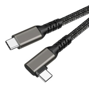 USB Type C �P�[�u�� L���^ 4K/60Hz �f���o�� USB 3.2 Gen 2X2 20Gbps�f�[�^�]�� PD�Ή�100W���}���[�d �^�C�vc�[�d�P�[�u�� iPhone 15, MacBook, iPad mini/Pro,