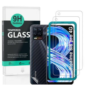 Ibywind �Ή� Realme 8/8 Pro 4G �K���X�t�B���� 2 ���ی�t�B���� �K�C�h�g�t�� �w�ʃV�[�g(1��) ���菝�h�~�ϏՌ��d�x 9H�����K���X�t�B�����y���炩�Ȏ�G��z�y�C�A�[���z�y�w��F�ؑΉ� ���c