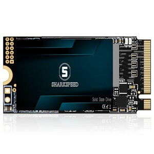 SSD 512GB M.2 2242 NVMe S SHARKSPEED PCIe Gen3.0x4 �~�jSSD �����^ 3D NAND �ǂݍ��ݍő�2,200MB/s