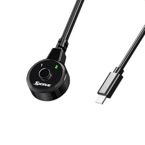 KCEVE USB �茳�X�C�b�` 2PC�Ή� (MicroUSB)