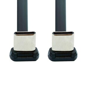 chenyang USB C �V���[�g�t���b�g�P�[�u�� USB 2.0 Type C �f���A�� 90�x�p�x PD 65W �����[�d�f�[�^�����P�[�u�� 200MM