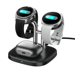 Galaxy Watch �[�d�� �X�^���h 2�䓯���AGalaxy Watch 8/8 Classic/Ultra (2025)/Ultra/7/6/6 Classic/5 Pro/5/4/3/Active 2/1�Ή��ASwanScout 704S