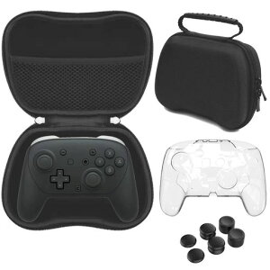 Switch 2 Pro�p �R���g���[���[ ���[�P�[�X�y�V�o��-5 IN 1�z�X�C�b�` 2 �v�� �R���g���[�� �Ή� ���[�o�b�O + Switch 2 �v�� ��p �N���X�^�� �ی�J�o�[ + Joycon 2 �p�X�e�B�b�N�J�o�[*6 �S�ʕی� �c