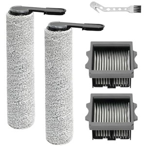 DianSung ���[���[�u���V+�t�B���^�[ �Ή�Tineco Floor One i6 Stretch,i5 Stretch,Stretch S6,Swithch S6,S7 Artist,S9 Artist,S6 stretch