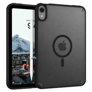 Telaso iPad Mini 7 �P�[�X iPad Mini 6 �P�[�X 2021 8.3�C���` ��7 6���� MagSafe�Ή� �������o�b�N�J�o�[ �ϏՌ� �y�� ���^ �����h�~ TPU PC �u���b�N