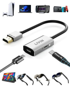 HDMI to Type-C �Ή� XREAL One/Air 2 Pro/VITURE Luma Pro/RayNeo Air 4 Pro/Rokid Max AR/XR�O���X�y4K@60Hz +�[�d�z�I�[�f�B�I�ƃr�f�I(Switch�APS