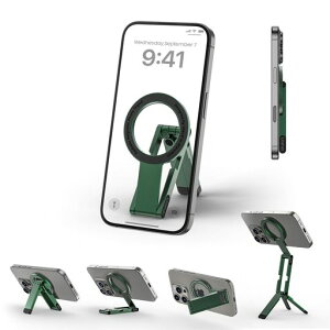 Ulanzi MA60 �X�}�z�O�r �~�j�O�r magsafe�ɑΉ� ���B��_ �X�}�z�X�^���h �~�j�g�уX�^���h �g�у����O �X�}�z�O���b�v ���^�y�� ���@�\�p�x�����\ ���u��/�c�u�� �܂肽���ݎ� ���ʃ}�O�l�c