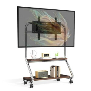 BeishiTenwaymili �e���r�X�^���h�L���X�^�[�t�� �Ǌ� �n�C�^�C�v 32-65�C���`�Ή� tv�X�^���h 2�i�I�t�� �ω׏d50kg �L�E�{�[�h�t�� �������߉\ VESA�K�i 600x500mm �ړ��� �ؖڒ� �t�� tv stand
