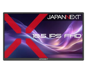 JAPANNEXT 18.5�C���` IPS�p�l������ �t��HD(1920x1080)�𑜓x ���o�C�����j�^�[ JN-MD-IPS185F miniHDMI USB-C HDR �������L�b�N�X�^���h���� �t�F���g�P�[�X�����y2�N�ۏ؁z