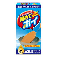 【送料込・まとめ買い×3個セット】ライオンケミカル 固めてガチットポイ 18g×5包入