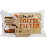 【◆数量限定◆】カナエ紙工 ドルフィン コーヒーフィルター 2-4杯用 100枚入 ハーフムーンカット【MY-s0…