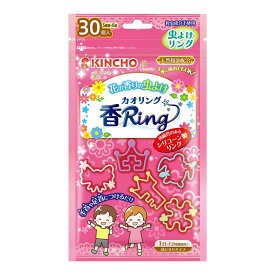 【送料込・まとめ買い×5個セット】大日本除虫菊 金鳥 キンチョー カオリング 香Ring V ピンク 30個入　KINCHO 4987115540521