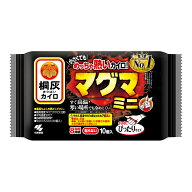 【送料込・まとめ買い×12個セット】小林製薬 桐灰カイロ マグマ 貼らない ミニ 10個入 使い捨てカイロ