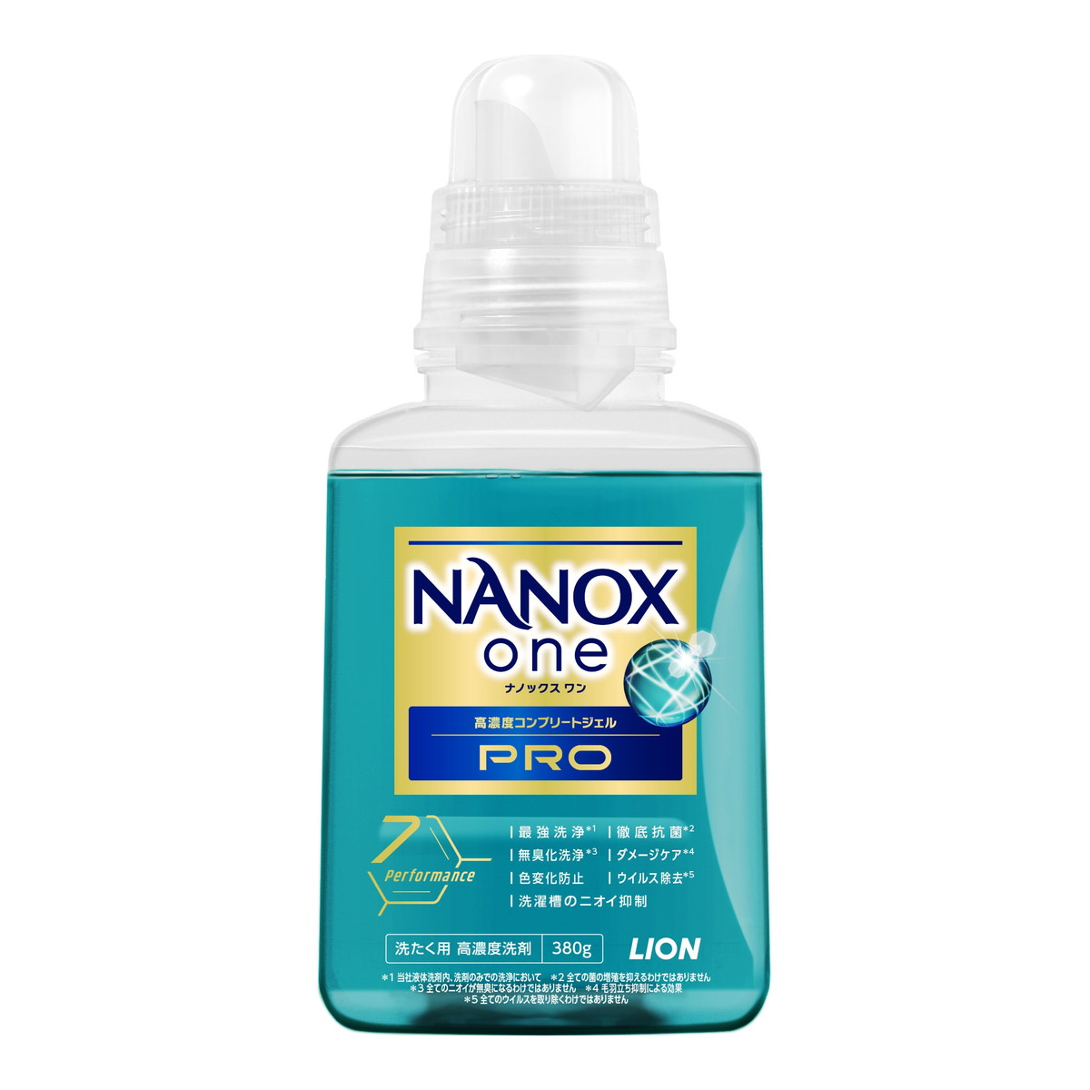 【今月のオススメ品】ライオン NANOX one ナノックス ワン PRO 本体 380g 洗たく用 高濃度洗剤 【tr_1529】 | マイレピ　 P＆Gストア