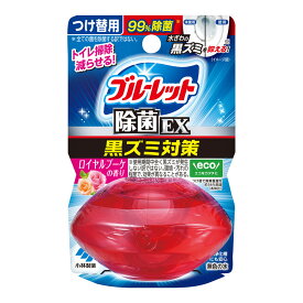 【送料込・まとめ買い×4個セット】小林製薬 液体 ブルーレットおくだけ 除菌EX つけ替用 ロイヤルブーケの香り 67ml トイレ用洗剤