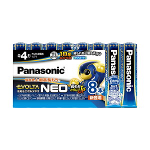 パナソニック エボルタ ネオ 単4形 アルカリ乾電池 8本 LR03NJ/8SW