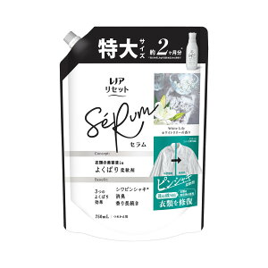 【送料込・まとめ買い×4個セット】P&G レノアリセット セラム ホワイトリリーの香り つめかえ用 特大サイズ 750mL