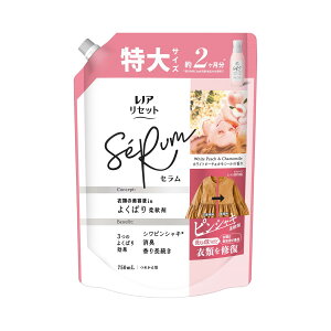 【送料込・まとめ買い×6個セット】P&G レノアリセット セラム ホワイトピーチ&カモミールの香り つめかえ用 特大サイズ 750mL
