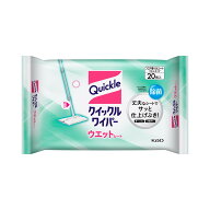 花王 クイックル ワイパー ウエットシート 20枚入 フロア用そうじシート ウエットタイプ