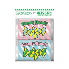 【送料込・まとめ買い×9個セット】ダイレイ キャンディ ミニポケットティシュ 香りつき 4パック ※柄は選べません ポケットティッシュ