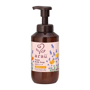 【送料込・まとめ買い×2個セット】サラヤ arau. アラウ 泡ボディソープ 480mL