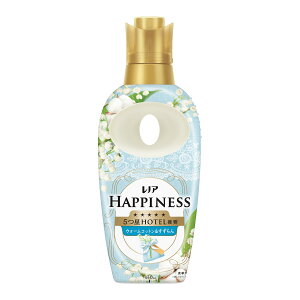 【送料込・まとめ買い×5個セット】P&G レノア ハピネス 夢ふわタッチ ウォームコットン&すずらんの香り 本体 460mL