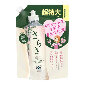 【送料込・まとめ買い×4個セット】さらさ 食器用洗剤 つめかえ用 超特大サイズ 870ml 台所用洗剤