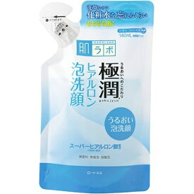 ロート製薬 RHOTO 肌研 極潤 ヒアルロン泡洗顔 つめかえ用 140ml