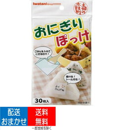 【配送おまかせ 送料込】岩谷マテリアル おにぎりぽっけ 30枚入(4980356200445)おにぎりシート