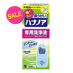 【今だけお得!数量限定セール】小林製薬 ハナノア 鼻洗浄 鼻うがい 専用洗浄液 500ml