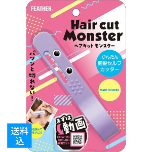 �y�������z�t�F�U�[ FEATHER Hair cut Monster �w�A�J�b�g�����X�^�[ ���񂽂�O���Z���t�J�b�^�[ 4902470353173