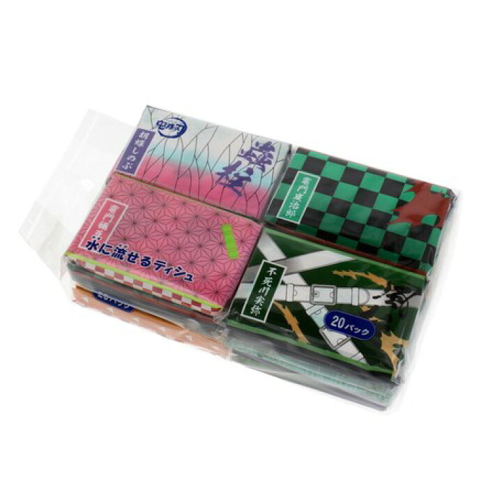 楽天市場 送料込 まとめ買い 3個セット ダイレイ 鬼滅の刃 羽織柄 ミニポケットティシュ パック 種類は選べません マイレピ P Gストア